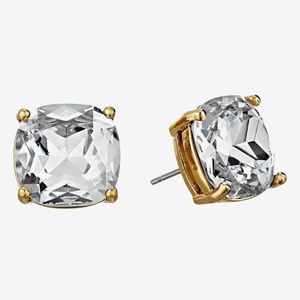 Kate Spade Square Clear Stud Earrings